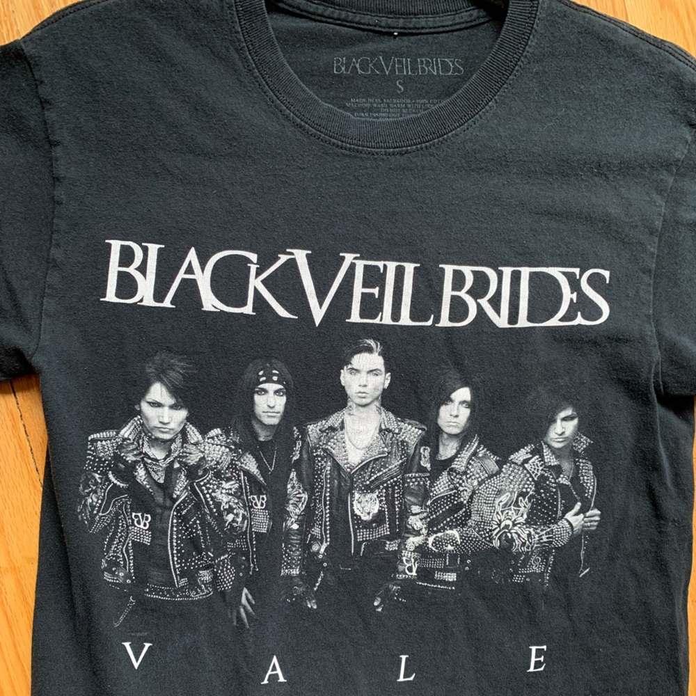 💖 Black Veil Brides Band Tour Front & Back Graphic T-Shirt